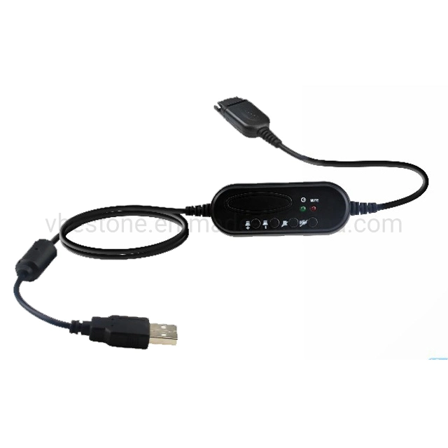 Call Center USB Headset Accessories Repair Cable Repairable USB Bottom Cord Wire