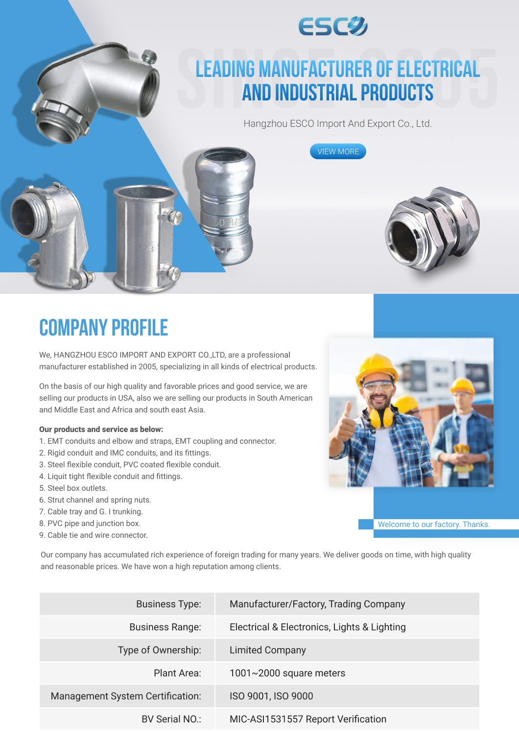 Fittings for Gi Conduit IEC Standard for Special Purpose